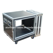 Caja de aluminio impermeable del caso del camino del caso de la caja del estante de AMP